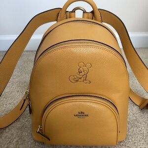 Disney X Coach Carrie Backpack Mickey Mouse